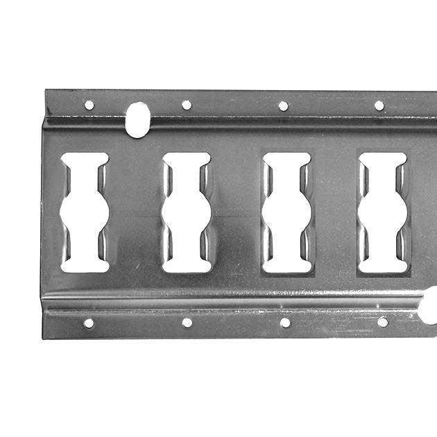 Anchoring rail – combi di. 25, 130x12x6096x2,5mm